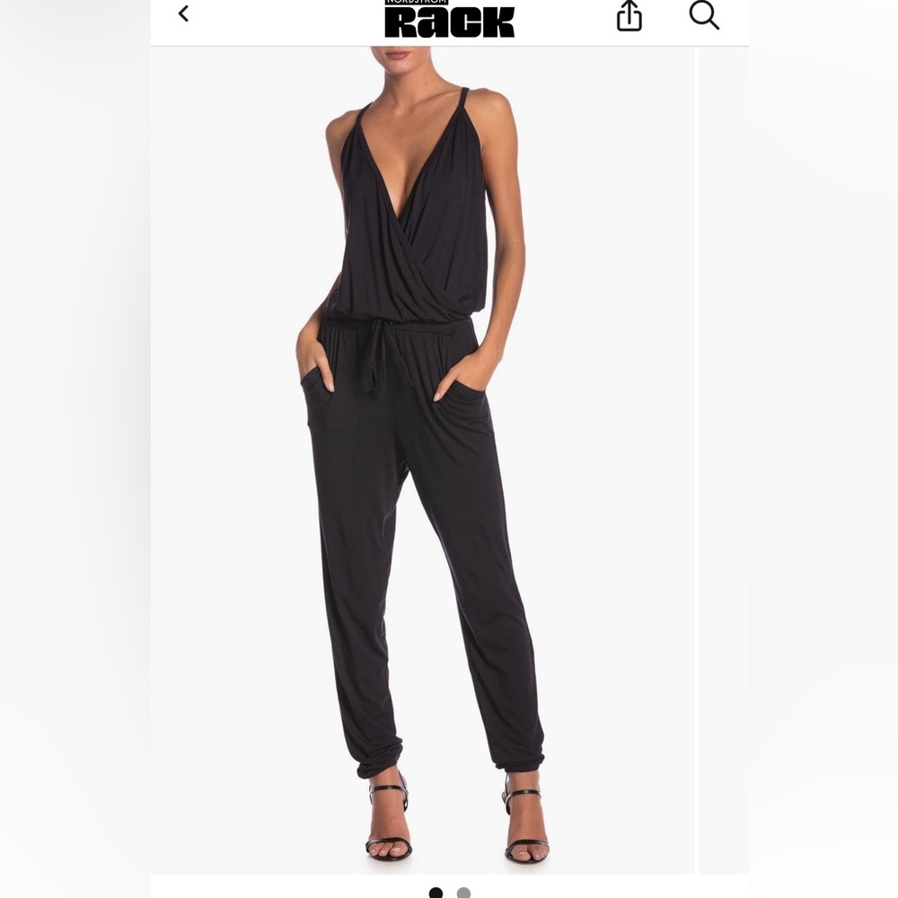 Go Couture Sleek Black Jumpsuit